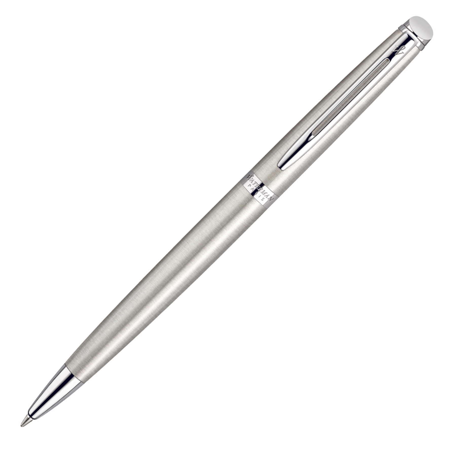 S20102007 Metal Pen Ballpoint Waterman Hemisphere - Brushed Stainless 