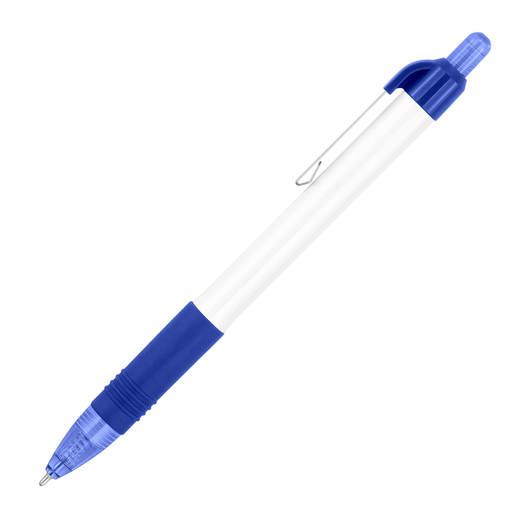 Z458 Plastic Pen Anthony White Barrel Silk Ink Ballpoint